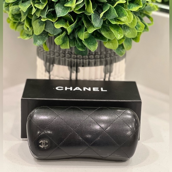 CHANEL Accessories Chanel Black Quilted Sunglasses Case Poshmark
